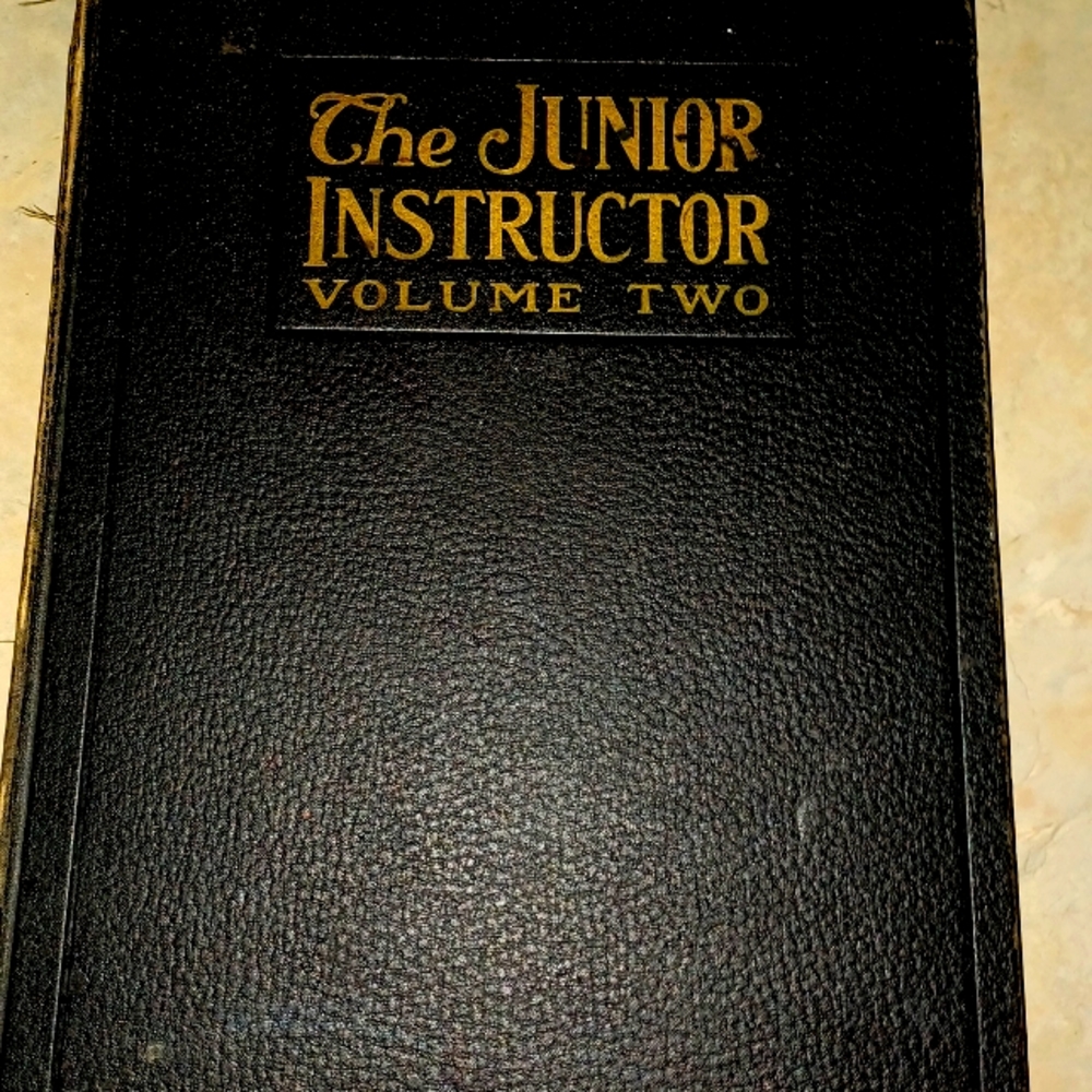 1916 Junior instructor book Illustrated by volume two antique collectible